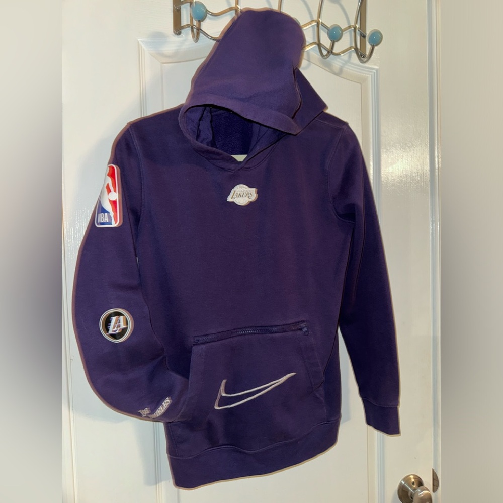 Los Angeles Lakers NBA Nike Hoodie Boys Size Large 14-16